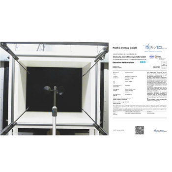 MEASNET Anemometerkalibrierung: DAkkS / ilac-MRA akkreditiert